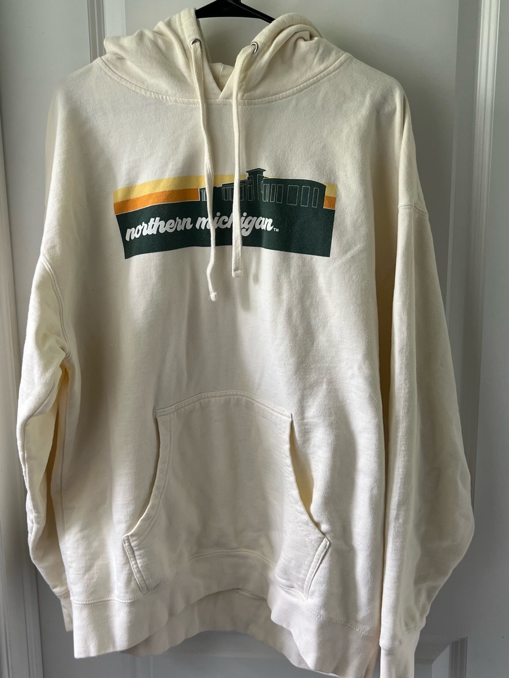 Northern Michigan University Cream Graphic Hoodie